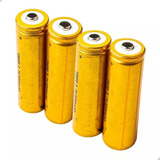 4 Bateria 18650 Li-ion Gold 5200mah 4.2v Lanterna Tática Led