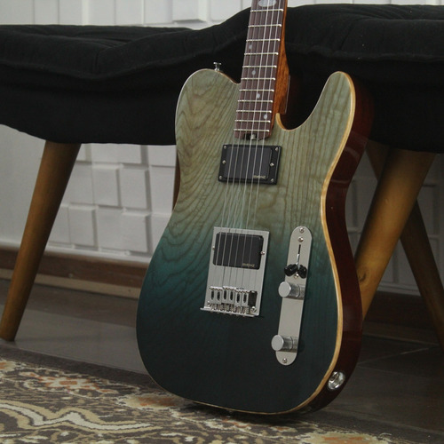 Guitarra Studebaker Starliner Ltd Edition Emg Faded Ash Blue