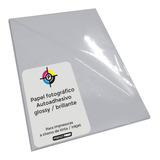 Papel Fotografico Autoadhesivo A4 100 Hs Brillante Glossy Para Impresoras Inkjet / Tinta