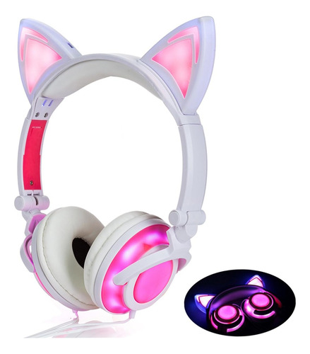 Lindos Auriculares Supraaurales Niñas (4-20 Años) Plegables