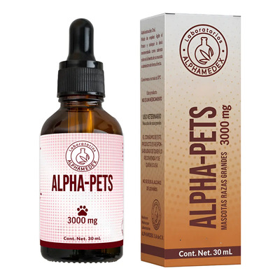Aceite Gotas Perro Gato Ansiedad Dolor Estrés Alergia 3000mg | Meses sin interés
