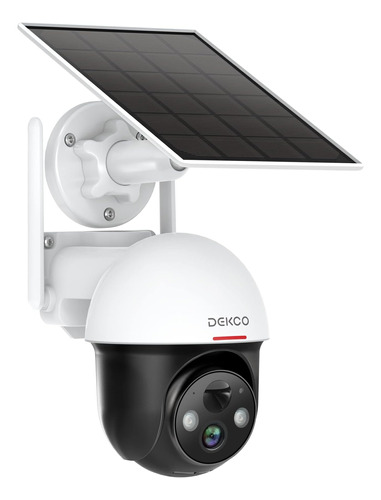 Dekco 2k Cámara De Seguridad Solar Inalámbrica Para Exterior