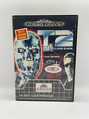 Cartucho Mega Drive Terminator T2 The Arcade Games