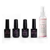  Kit Blindagem Unhas Gel Prep Desidrat Primer Base Top Coat