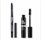 Set Natura Faces Mascara Volumen+ Delineador-negro-nuevo!