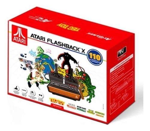 Console Tectoy Atari Flashback X Com 110 Jogos