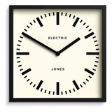Jones Clocks® Reloj De Pared Con Esfera Ferroviaria - Reloj 