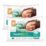 Kit 02 Travesseiros Infantil 40x60cm Health Kids Trisoft
