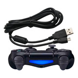 Cable De Carga Mando Control Play 4 Micro Usb V8 2.2 Metros