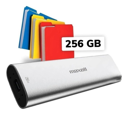 Disco Portátil Almacenamiento Ssd 256gb Usb3.1 Maxell Cuota