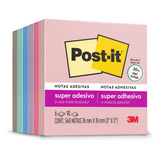 Bloco Adesivo Post-it Colorido Viajar 76x76 540 Folhas 3m