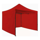 Carpa Toldo 3x3 Blanco Plegable Lona Impermeable Paredes