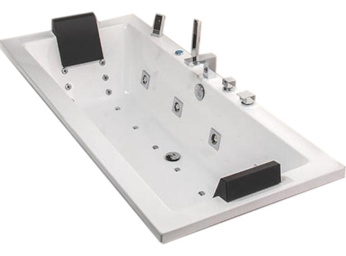 Jacuzzi Max Minimalista 180x80 14 Jet 1,5 Hp 2 Almohadas Kit