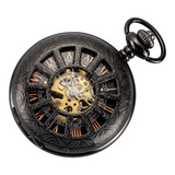 Wenshida Antique Skeleton Mecanico Reloj De Bolsillo Hombres