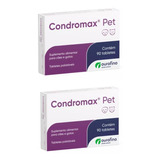 Combo 2 Un Condromax Pet 90 Tabletes Ourofino Suplemento 