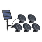 Luz Solar Para Piscina 5pcs 18led Ip68 Rgb Luz Para Césped