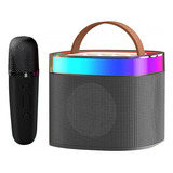 Portátil  Bluetooth Inalámbrico Con Micrófono Karaoke 
