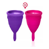 Copa Menstrual Fleurity Tipo 1: Talle +30 Años - Kit 2 Unid