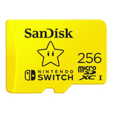 Memoria Flash Sandisk Para Nintendo Switch 256gb Microsdxc