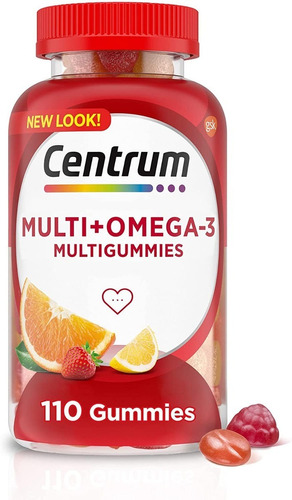 Centrum Gomitas Multi Vitaminico + Omega Salud 100 Gomitas