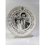 Plato Decorativo Principe De Wales Lady Diana Spencer 25,cms