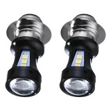 Faros Led Para Motocicleta H4 6000 K 950 Lm Angel Eyes 18w