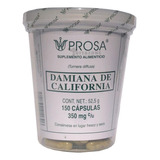 Prosa Damiana De California 150 Cápsulas + Potencia Para Hombres Sabor Neutro