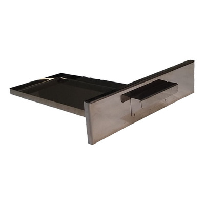 Gaveta Aço Inox Churrasqueira De Alvenaria Pre+moldada 33x14