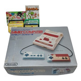 Nintendo Famicom Completo Na Caixa - Serial Bate