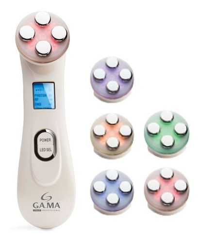 Masajeador Facial Gama Multi Led Color Antiarrugas Antiacné