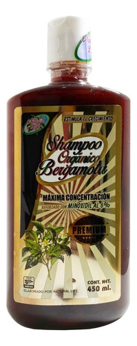  Shampoo Bergamota Con Minoxidil 6%, Premium