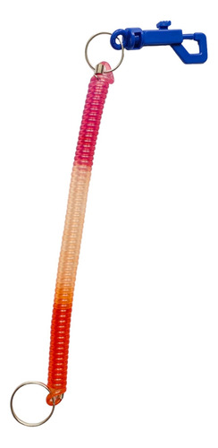 Llavero Espiral Resorte Multicolor Largo