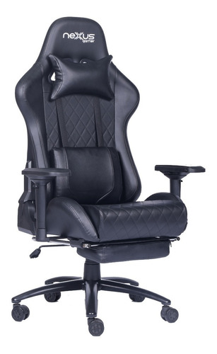 Cadeira Nexus Gamer - Python - D361 - Preta Com Preto