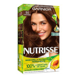 Coloración Garnier Nutrisse 5.0 Castaña (5 Unid)