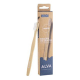 Kit 2x: Escova Dental Bambu Adulto Alva 1 Unidade