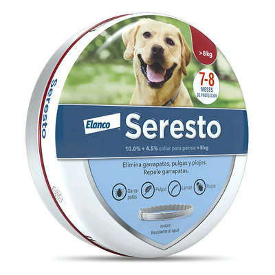Seresto Collar Antipulgas Para Mascotas Chico O Grande  | Meses sin interés
