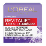 Crema Facial L'oréal Revitalift Día Ácido Hialurónico 50 Ml