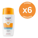 Combo X 6 Eucerin Protector Solar Fps 50 Hydro Fluid 50 Ml