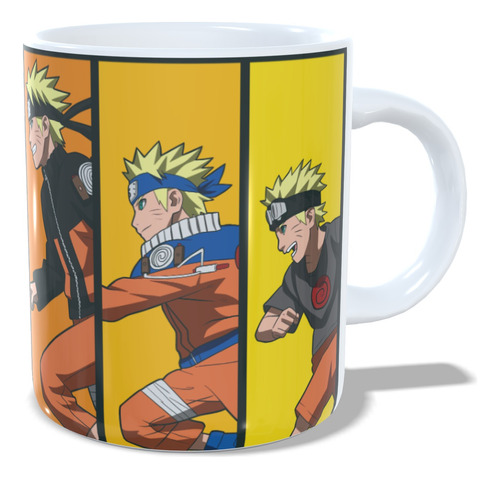 Taza Ceramica Naruto Evolución Térmica 325ml