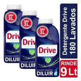 Detergente Drive Para Diluir Rinde Hasta 180 Lavados Pack X3