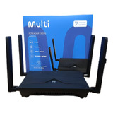 Roteador Wifi 6 Multilaser Easy6 Ax1500 5ghz 4 Antenas Re090 Cor Preto