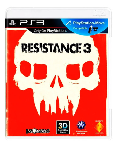 Jogo Resistance 3 - Ps3 - Midia Fisica Game Saga Resistence