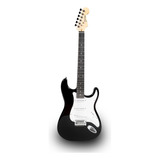 Guitarra Eléctrica Deviser L-g1 Negra C/funda, Tremolo Cable