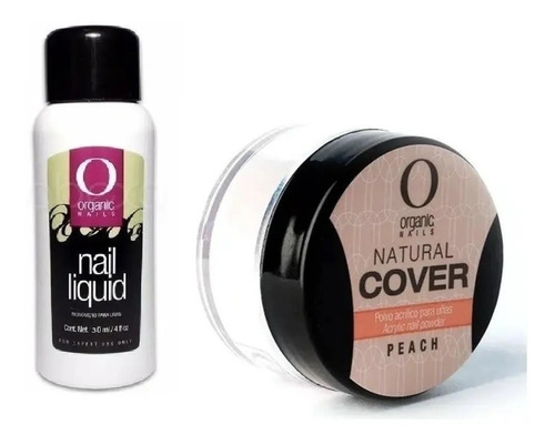 Original Kit Organic Nails ,monomero 60ml + Polimero 14g