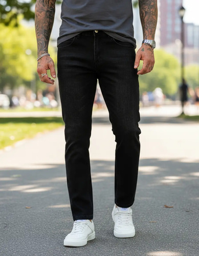 Pantalón De Mezclilla Stretch Slim Fit Vaquero Desert Camel | MercadoLibre