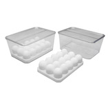 Caixa Multiuso Organizadora Alimentos Ovos 30 Un Geladeira