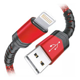 Cable Usb Lightning Datos Mallado Reforzado Carga Rapida