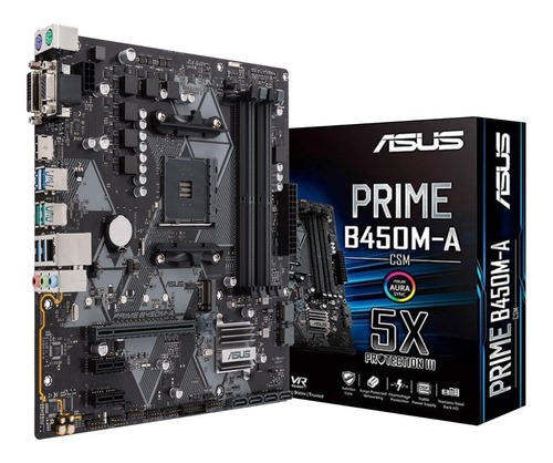 Motherboard Am4 Prime B450 Hdmi Tarjeta Madre Asus Amd Ddr4