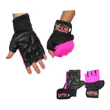 Guantes Antiderrapantes Con Muñequera Para Bici O Gym Piel