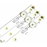 Kit 3 Tiras Leds 32lj550 32lj550b Nuevas Aluminio Reforzado!